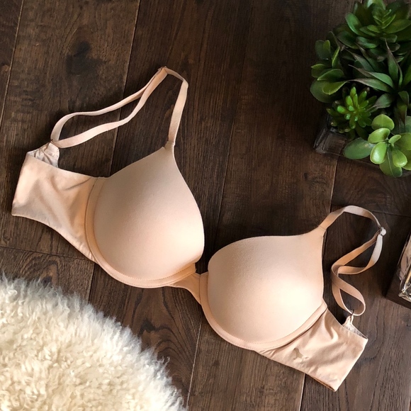 PINK Victoria's Secret Other - VS Pink Lightly Lined Campus Bra 32C Nude